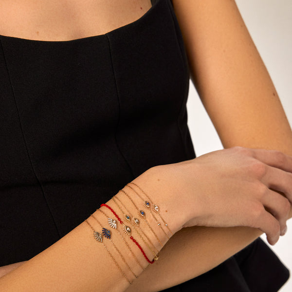 Evil Eye Dot Zincir Bilezlik