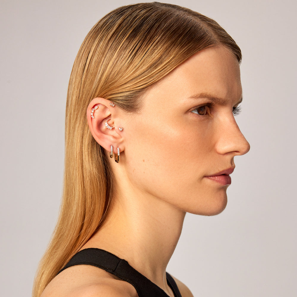 Trio Marquise Sabit Piercing