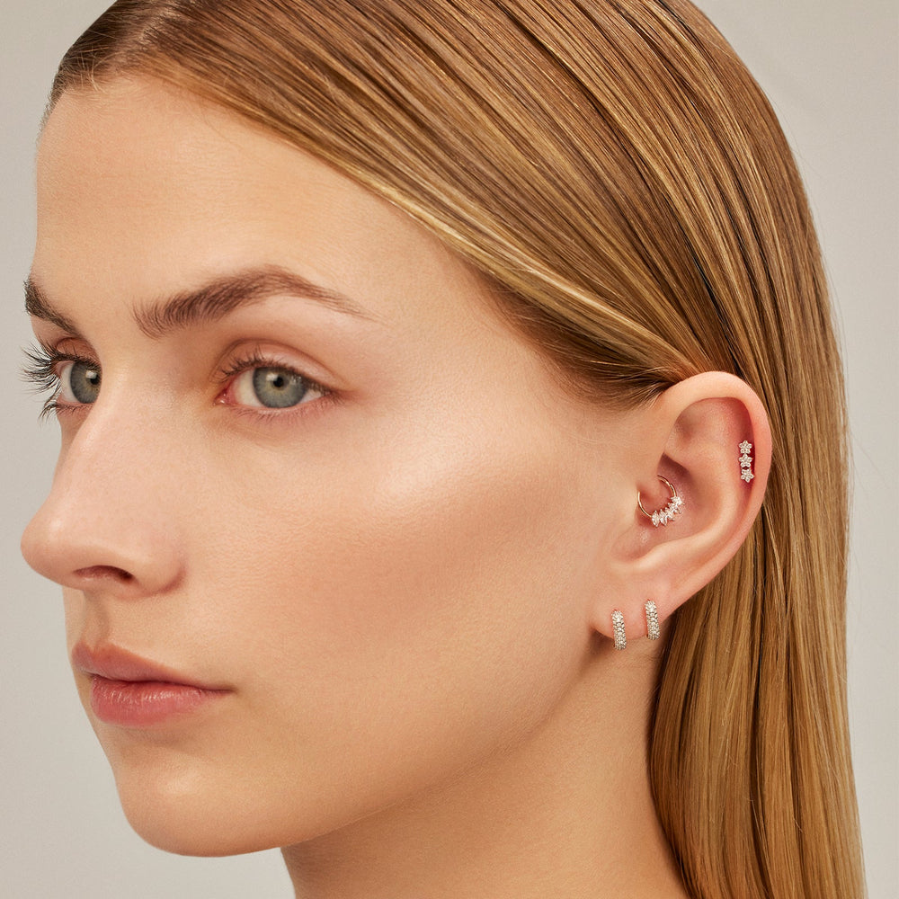 Trio Star Sabit Piercing