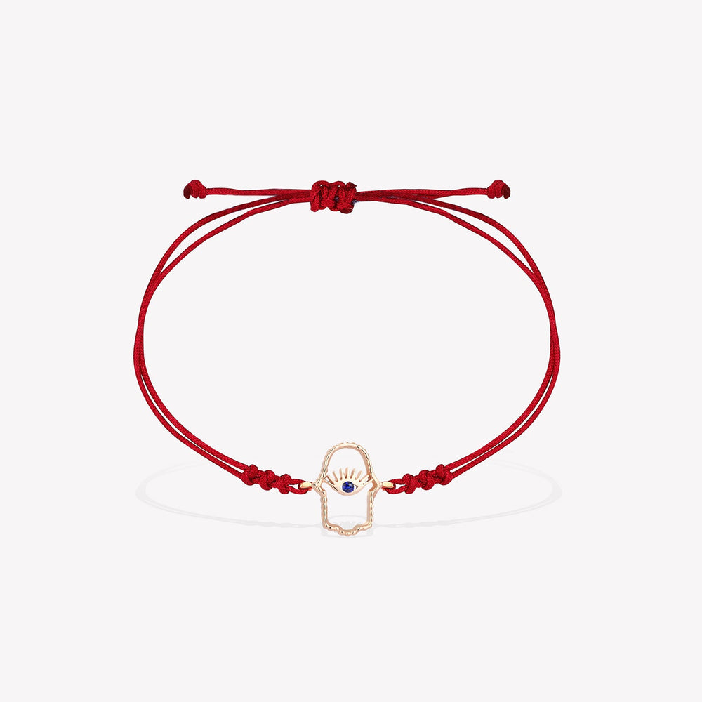 Hamsa İpli Bilezik