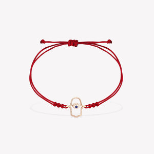 Hamsa İpli Bilezik