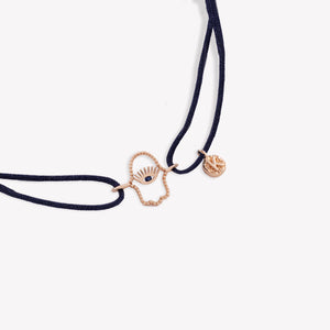 Hamsa İpli Bilezik