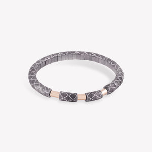 Dark Scale Elastic Bilezik