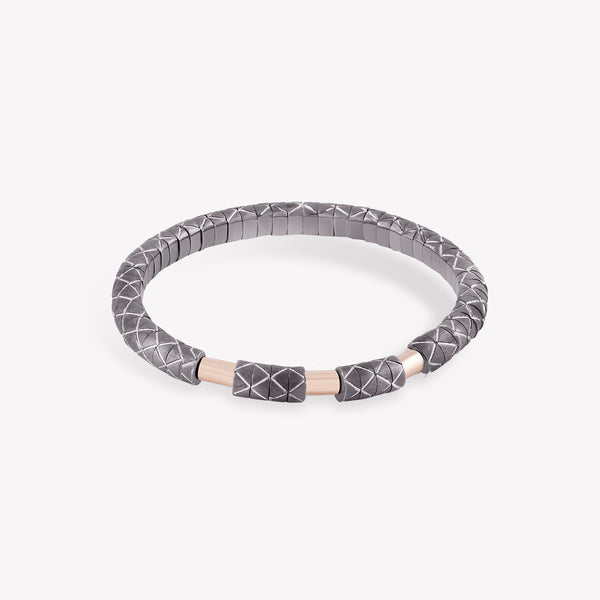 Dark Scale Elastic Bilezik