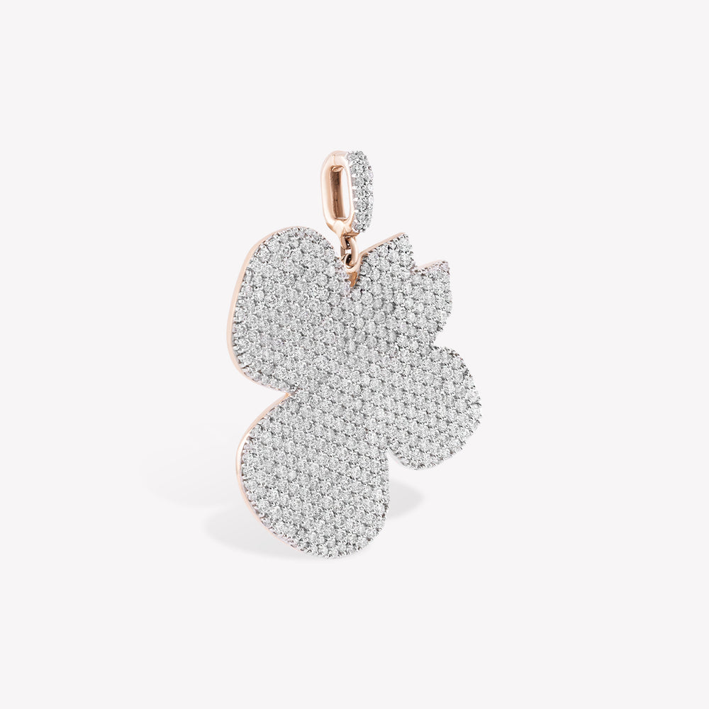 Shimmery Clover Charm