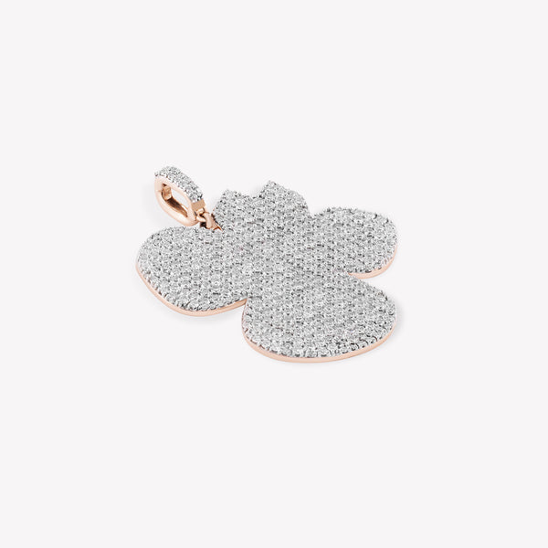 Shimmery Clover Charm