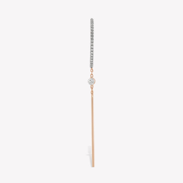 Azura Invisible Maxi Sallantılı Küpe