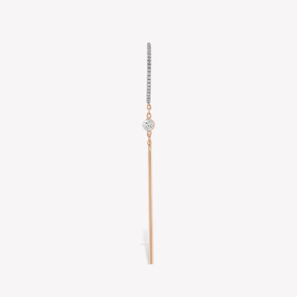 Azura Invisible Mini Sallantılı Küpe