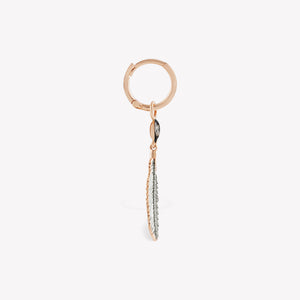 Raven Feather Halka Küpe