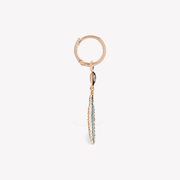 Raven Feather Halka Küpe