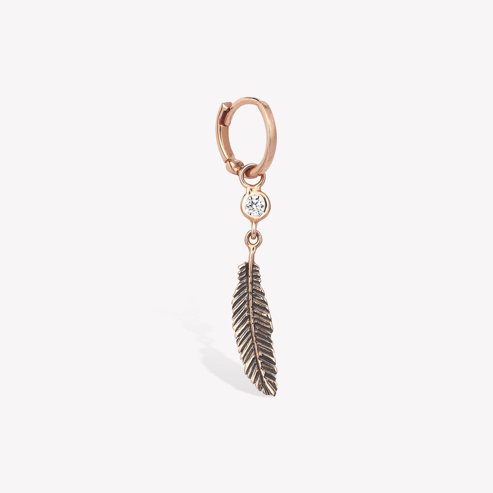 Dart Feather Halka Küpe