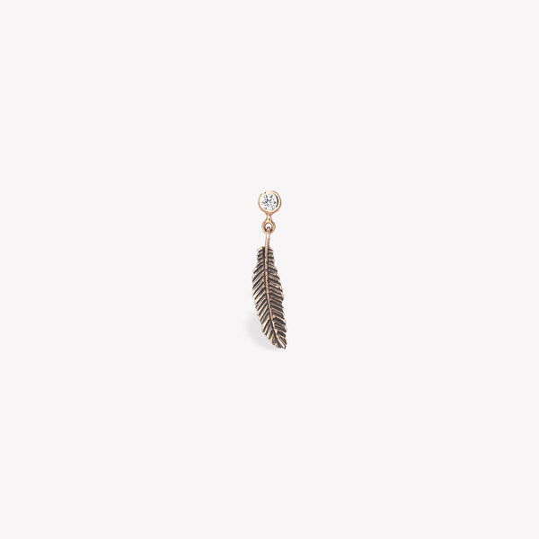 Raven Feather Sallantılı Küpe