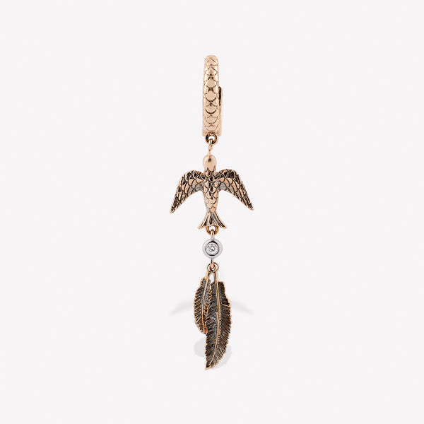 Sparrow Feather Sallantılı Küpe
