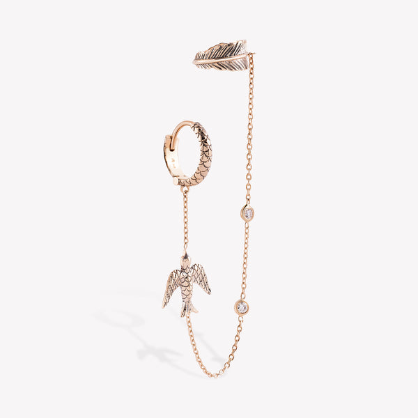 Sparrow Cuff küpe