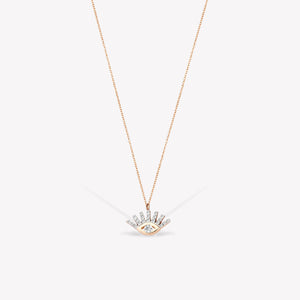 Shimmery Evil Eye Mini Zincir Kolye