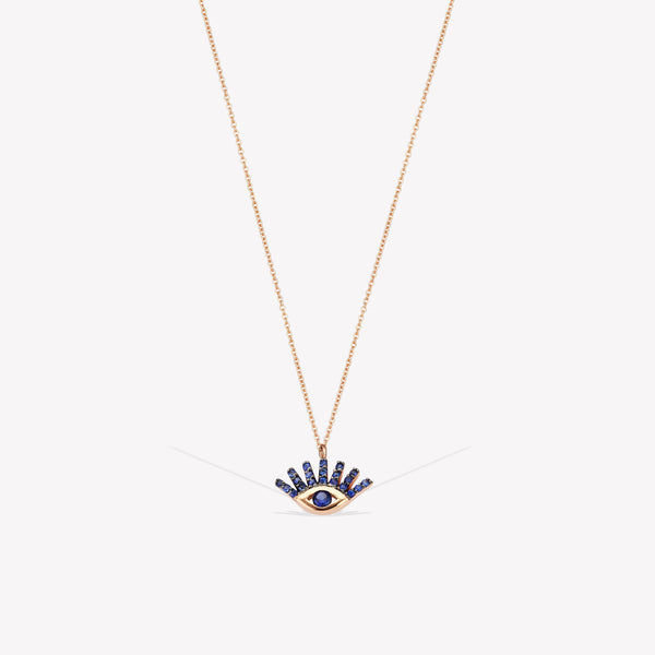 Shimmery Evil Eye Mini Zincir Kolye