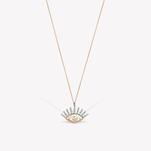 Shimmery Evil Eye Maxi Zincir Kolye