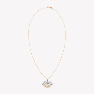 Shimmery Evil Eye Maxi Zincir Kolye
