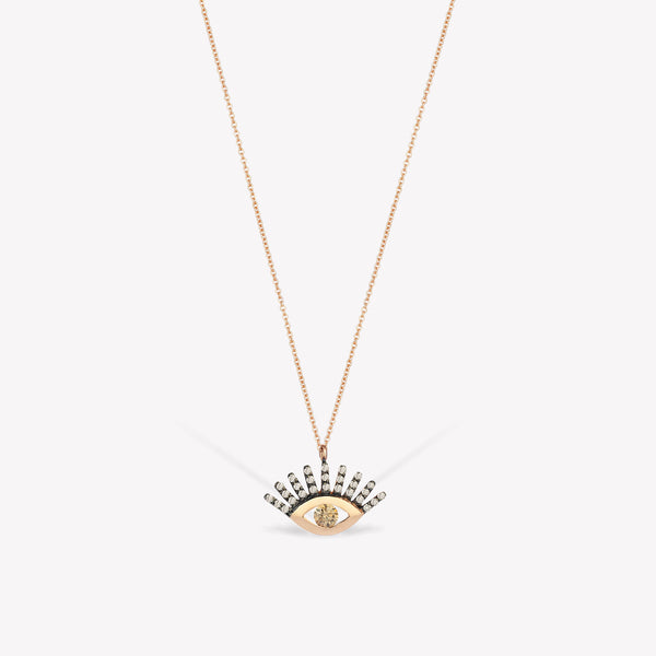 Shimmery Evil Eye Maxi Zincir Kolye