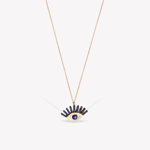 Shimmery Evil Eye Maxi Zincir Kolye