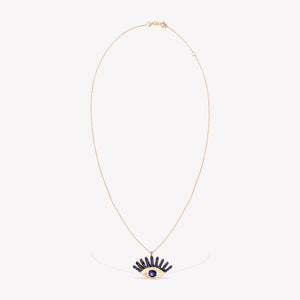 Shimmery Evil Eye Maxi Zincir Kolye