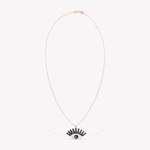 Shimmery Evil Eye Maxi Zincir Kolye