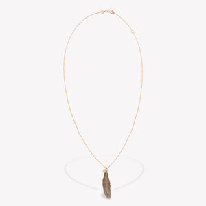 Raven Feather Midi Zincir Kolye