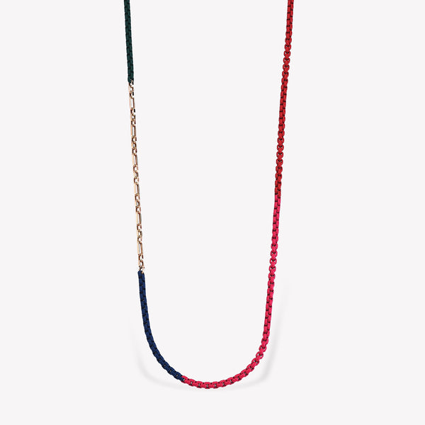 Party Chain Multicolor Detaylı Zincir Kolye