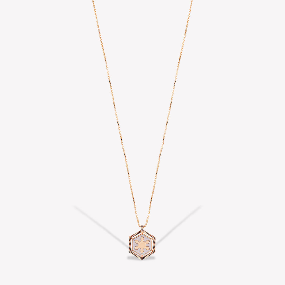 Hexagon Zincir Kolye