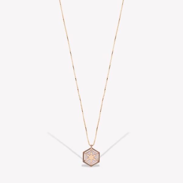 Hexagon Zincir Kolye