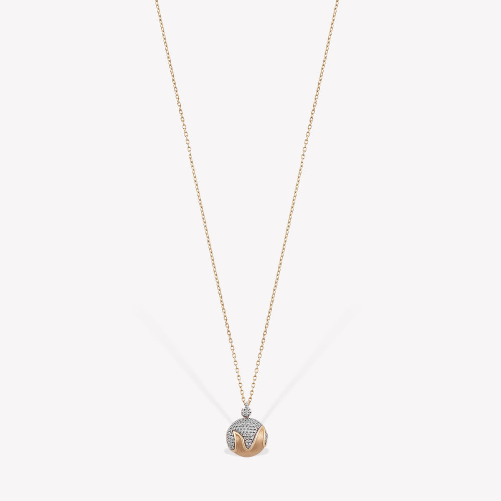 Shimmery Fireball Zincir Kolye