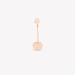Shimmery Heart Göbek Piercing