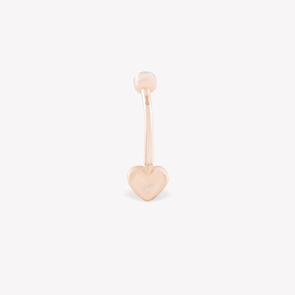 Shimmery Heart Göbek Piercing