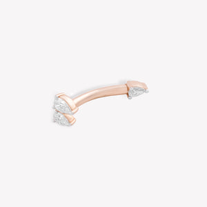 Pear Drop Göbek Piercing
