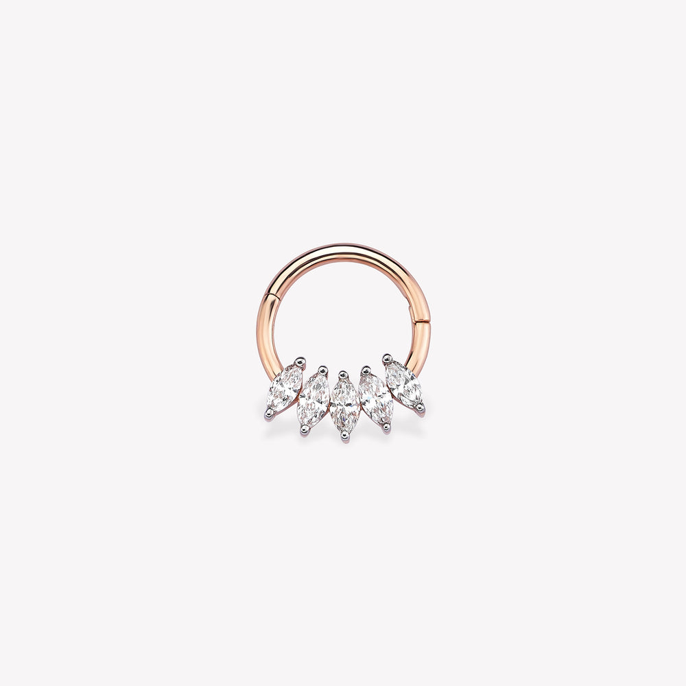 Quintet Marquise Sabit Piercing