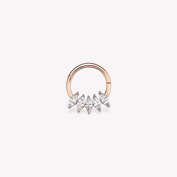 Quintet Marquise Sabit Piercing