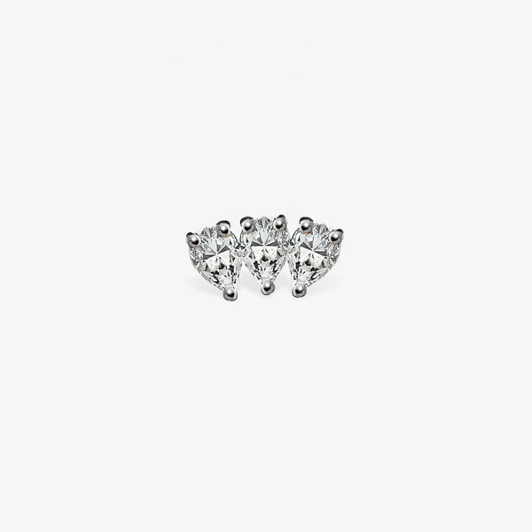 Trio Teardrop Sabit Piercing