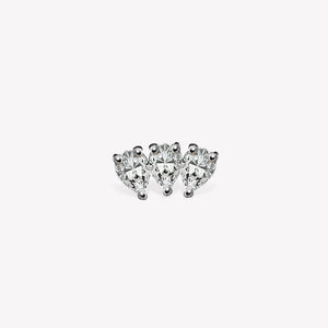 Trio Teardrop Sabit Piercing