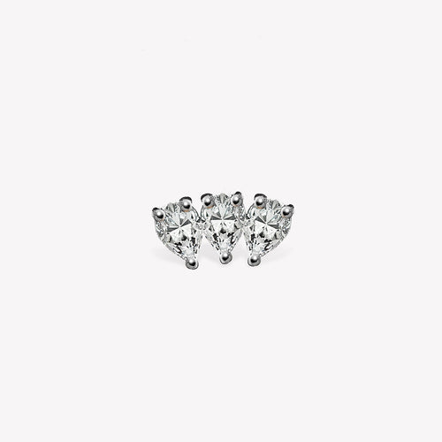 Trio Teardrop Sabit Piercing