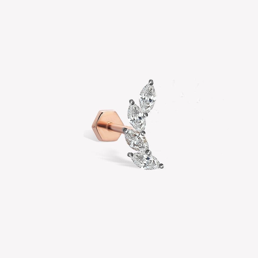 Quartet Marquise Sabit Piercing