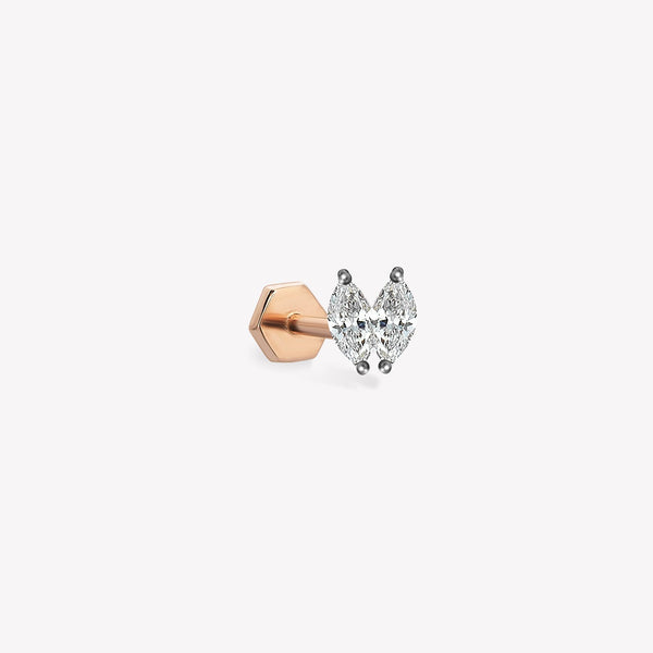Duo Marquise Sabit Piercing