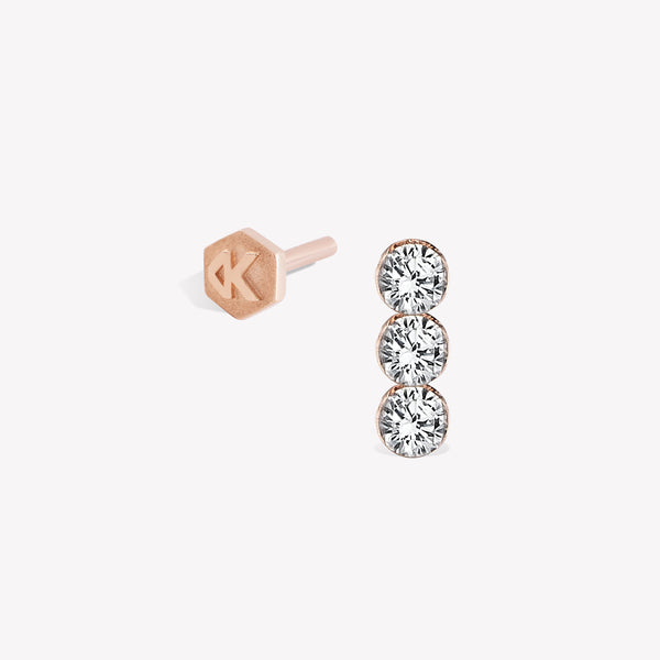 Trio Invisible Sabit Piercing