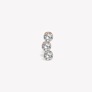 Trio Invisible Sabit Piercing