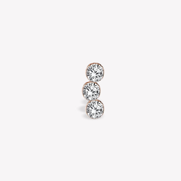 Trio Invisible Sabit Piercing