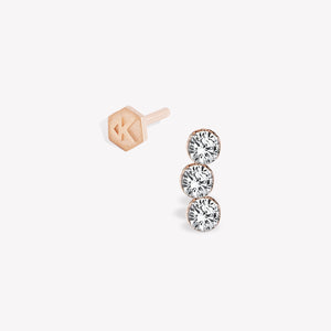 Trio Invisible Sabit Piercing