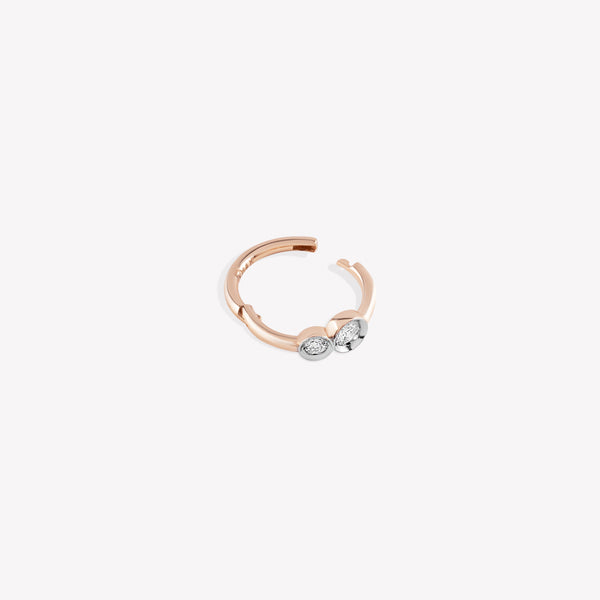 Solitaire Duo Halka Piercing