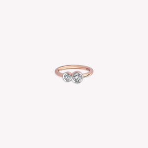 Solitaire Duo Halka Piercing