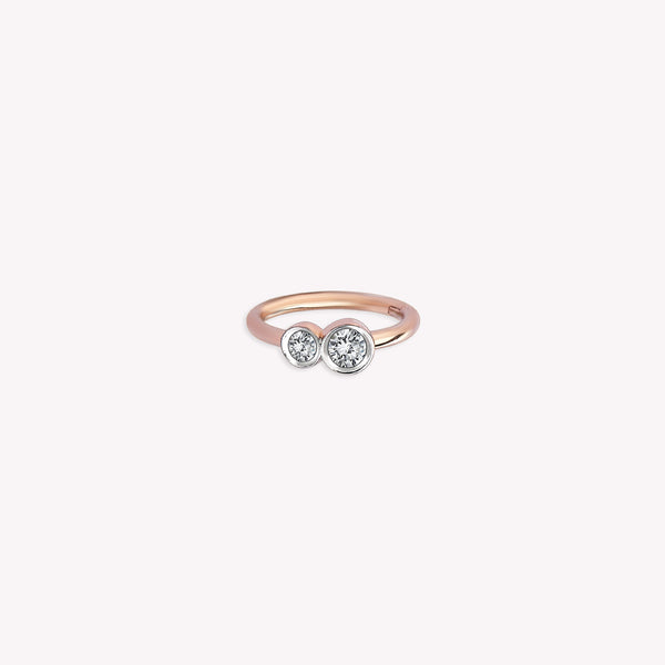 Solitaire Duo Halka Piercing