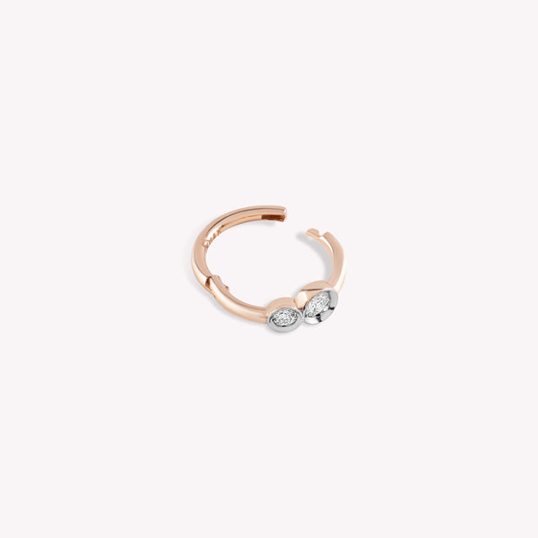 Solitaire Duo Halka Piercing