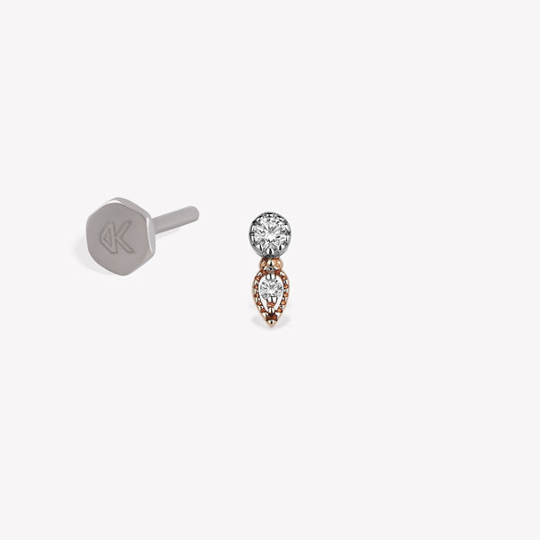 Droplet Solitaire Sallantılı Piercing